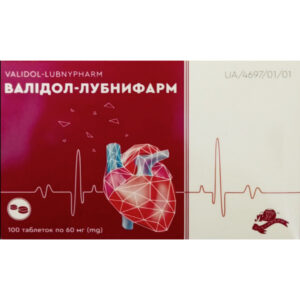 Validol Lubnypharm tablets of 60 mg, 100 pcs